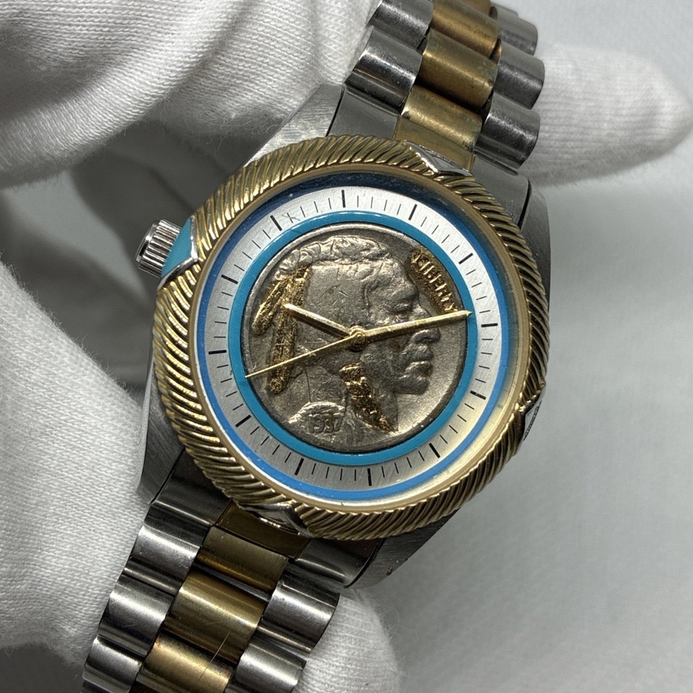 BGE Indian Head Nickel Honoring The American West Liberty Vintage 1937 Watch
